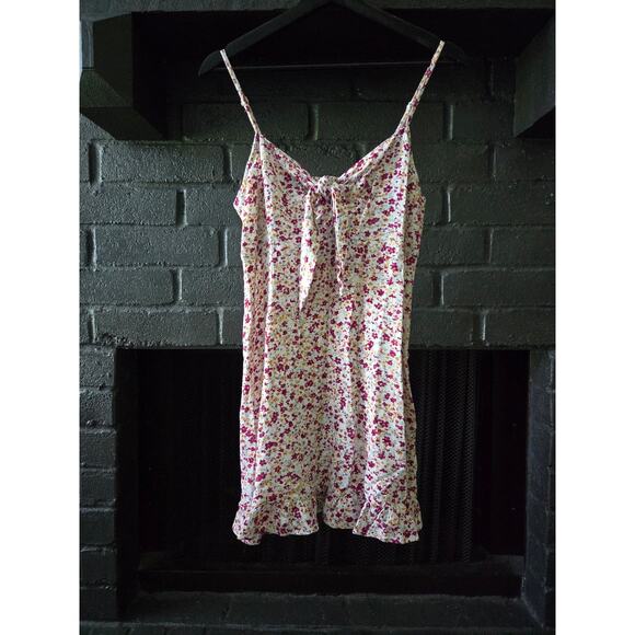Cotton On Lightweight Sleeveless Floral Mini Dress size Large Womens - Picture 3 of 10